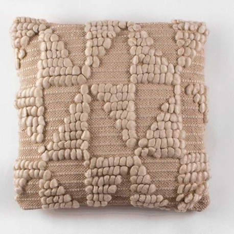 Cojín cuadrante algodón Benalmadena beige 45x45 - Funda + Relleno cojines-decorativos-estampados