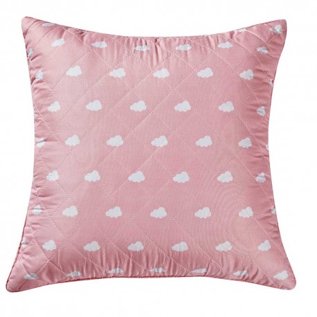 Cojín cuadrante Nubecita rosa 55x55 - Funda + Relleno cojines-decorativos-estampados