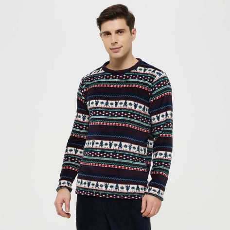 Pijama coral hombre Christmas hombre