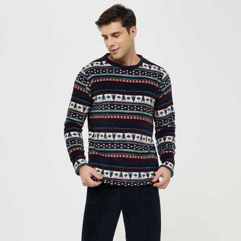 Pijama coral hombre Christmas hombre