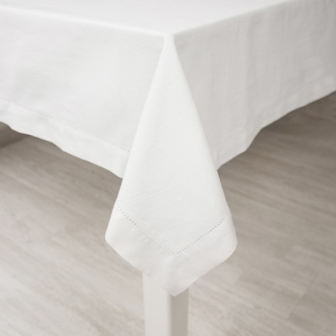 Mantel algodón orgánico blanco ropa-mesa