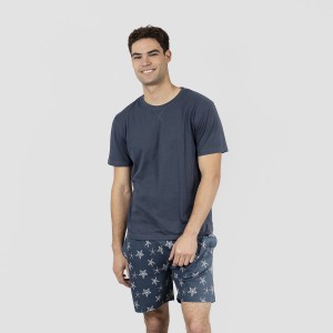 Pijama corto algodón hombre... 2