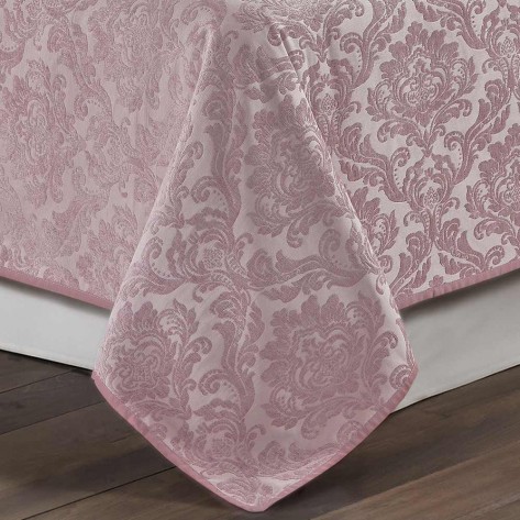 Colcha fina jacquard chenilla Ornamental malva colcha-jacquard