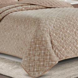 Colcha jacquard chenilla Caro arena - 80 gr colcha-jacquard