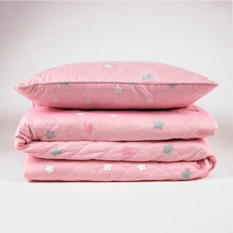 Colcha bouti Tuly rosa cama-90