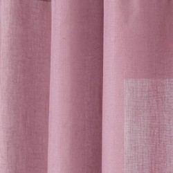 Cortina Coria rosa palo semitranslucidas