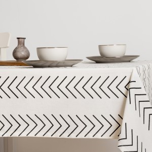 Mantel algodón Almunzar negro 2