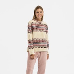 Pijama coral Mirta rosa pijamas-de-invierno-de-mujer