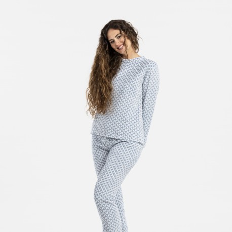 Pijama coral Ohio indigo pijamas-de-invierno-de-mujer