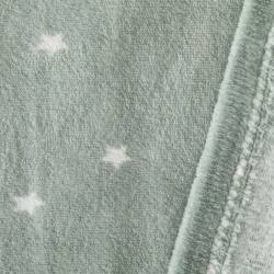 Juego de sábanas coralina Estrellita verde tiffany cama-90