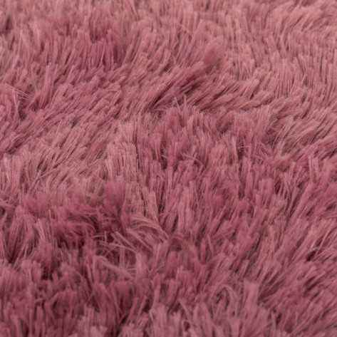 Cojín cuadrante pelo sherpa malva rosa 45x45 cojines-decorativos-lisos