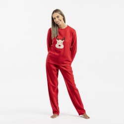 Pijama polar Ñoño rojo ropa-de-estar-por-casa