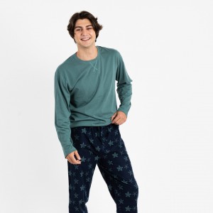 Pijama hombre franela Star...