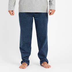 Pijama hombre franela Klaus perla ropa-de-estar-por-casa