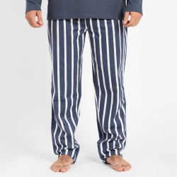 Pijama hombre franela Palermo azul ropa-de-estar-por-casa