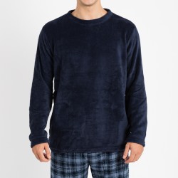 Pijama coral hombre Combe azul marino hombre