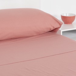 Juego de sábanas franela lisa cama-90