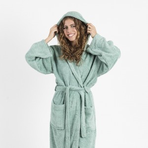 Albornoz capucha verde... 2