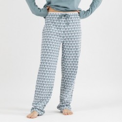 Pijama largo algodón Alino indigo pijama-largo-algodon