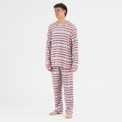 Pijama coral hombre Filipo rojo hombre