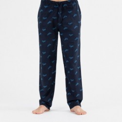 Pijama hombre franela Harley indigo pijama-franela