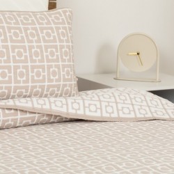 Colcha doble tela jacquard Nana arena colcha-jacquard