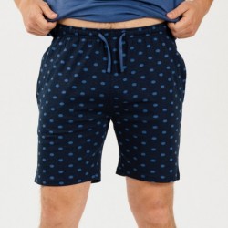 Pijama corto algodón hombre Alfredo indigo pijamas-cortos-hombre