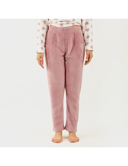 Pijama coral Praga malva rosa pijama-coralina