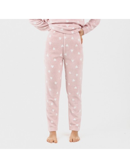 Pijama coral Olga rosa palo pijama-coralina