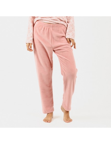 Pijama coral Capri malva rosa pijama-coralina