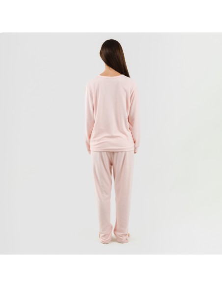 Pijama polar Midas rosa pijama-polar