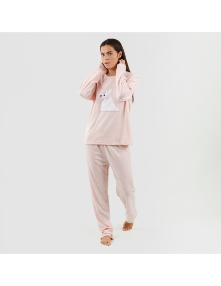 Pijama polar Midas rosa pijama-polar