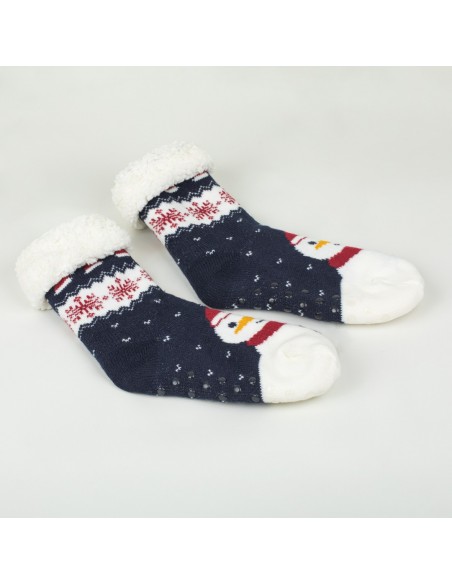 Calcetines Snowy azul marino calcetines-unisex