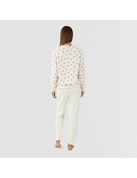 Pijama coral Ellen natural pijama-coralina