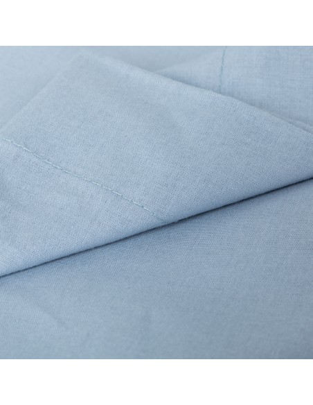 Funda de almohada algodón lisa almohada-70-90x45cm