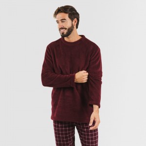Pijama coral hombre Cuadro... 2