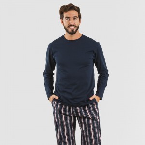 Pijama hombre franela...