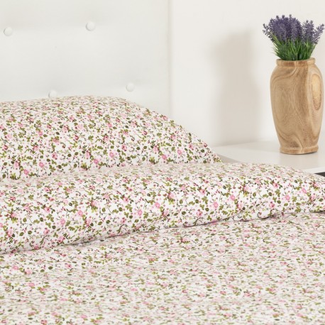 Funda nórdica algodón Pia rosa algodon-100