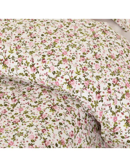 Funda nórdica algodón Pia rosa algodon-100