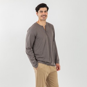 Pijama largo hombre con... 2