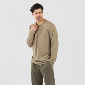 Pijama largo hombre con... 2