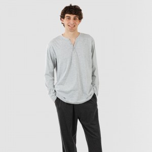 Pijama largo hombre con... 2