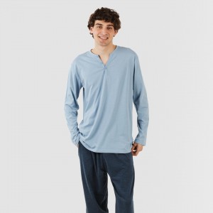 Pijama largo hombre con... 2