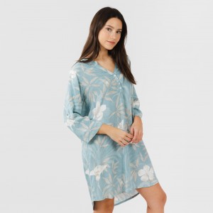 Camisola viscosa Denia azul 2