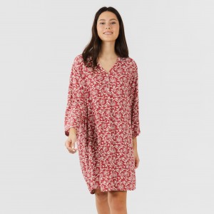 Camisola viscosa Reina marsala 2