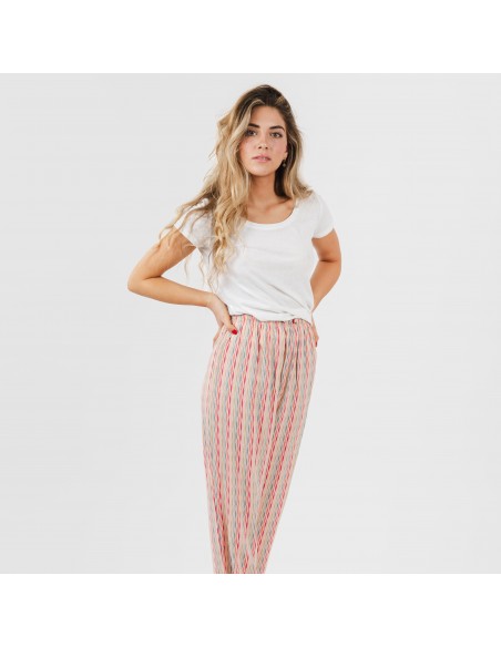 Pantalón viscosa Villa rosa pantalones-comodos-mujer