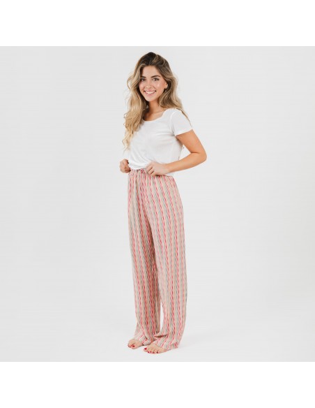 Pantalón viscosa Villa rosa pantalones-comodos-mujer