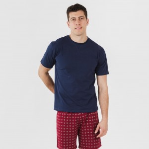 Pijama corto algodón hombre... 2
