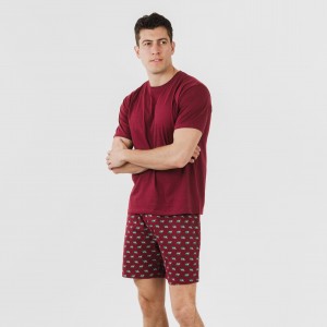 Pijama corto algodón hombre... 2