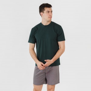 Pijama corto algodón hombre... 2